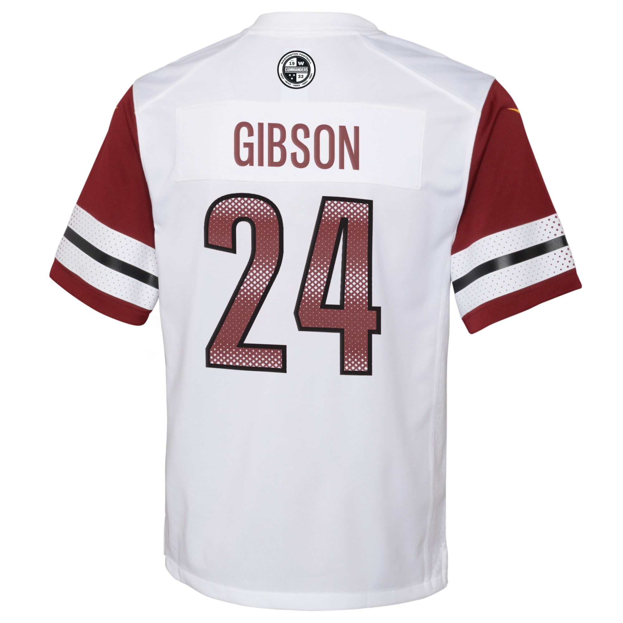 Washington Commanders Antonio Gibson White Game NFL Jersey Youth