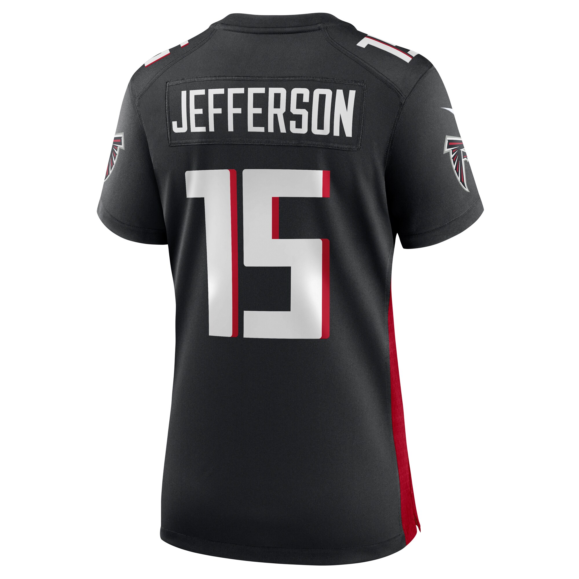 Atlanta Falcons Van Jefferson Black Game NFL Jersey Women's
