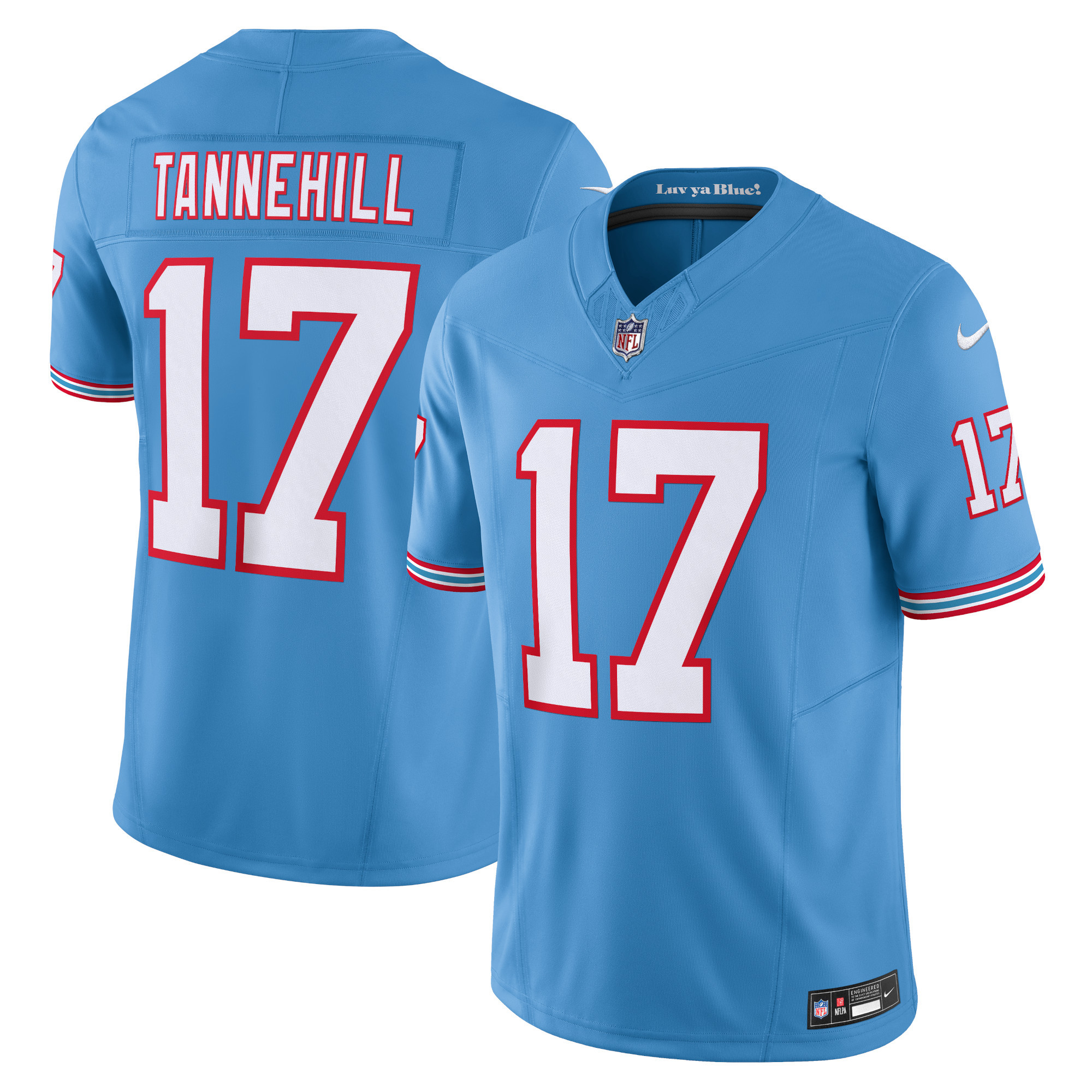Tennessee Titans Ryan Tannehill Light Blue Vapor F.U.S.E. Limited NFL Jersey Men's