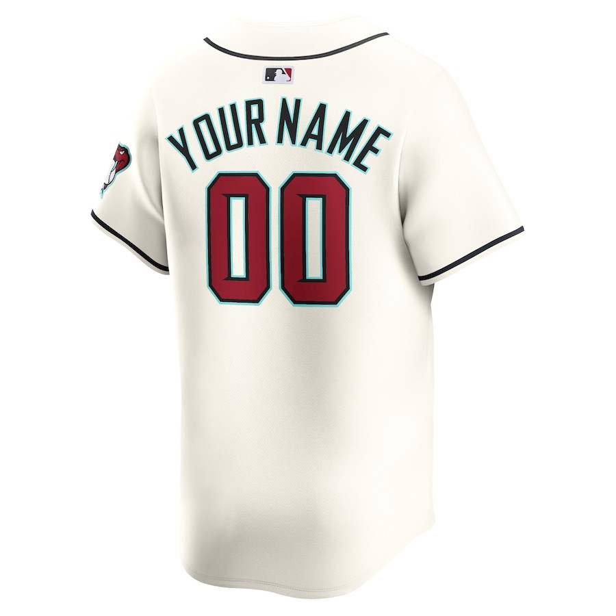 Arizona Diamondbacks Home Limited Custom White MLB Jersey Youth