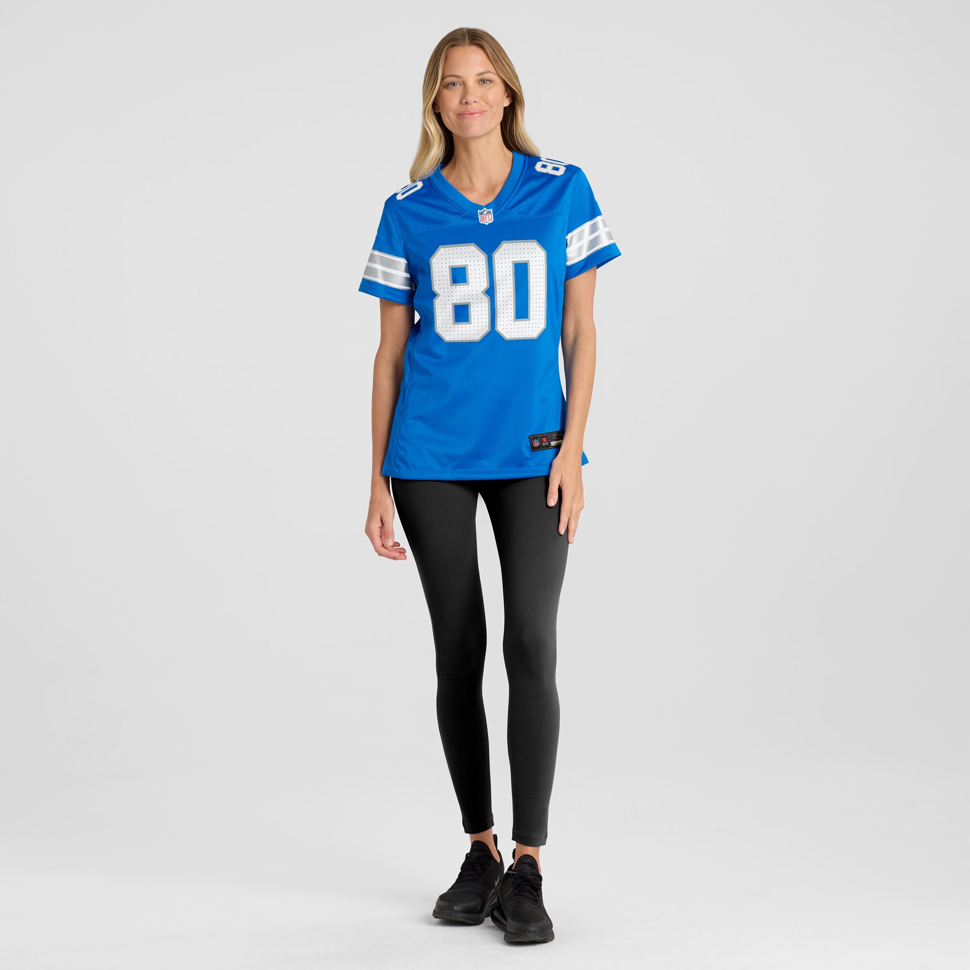 Detroit Lions Jalon Calhoun Blue Game NFL Jersey Women's