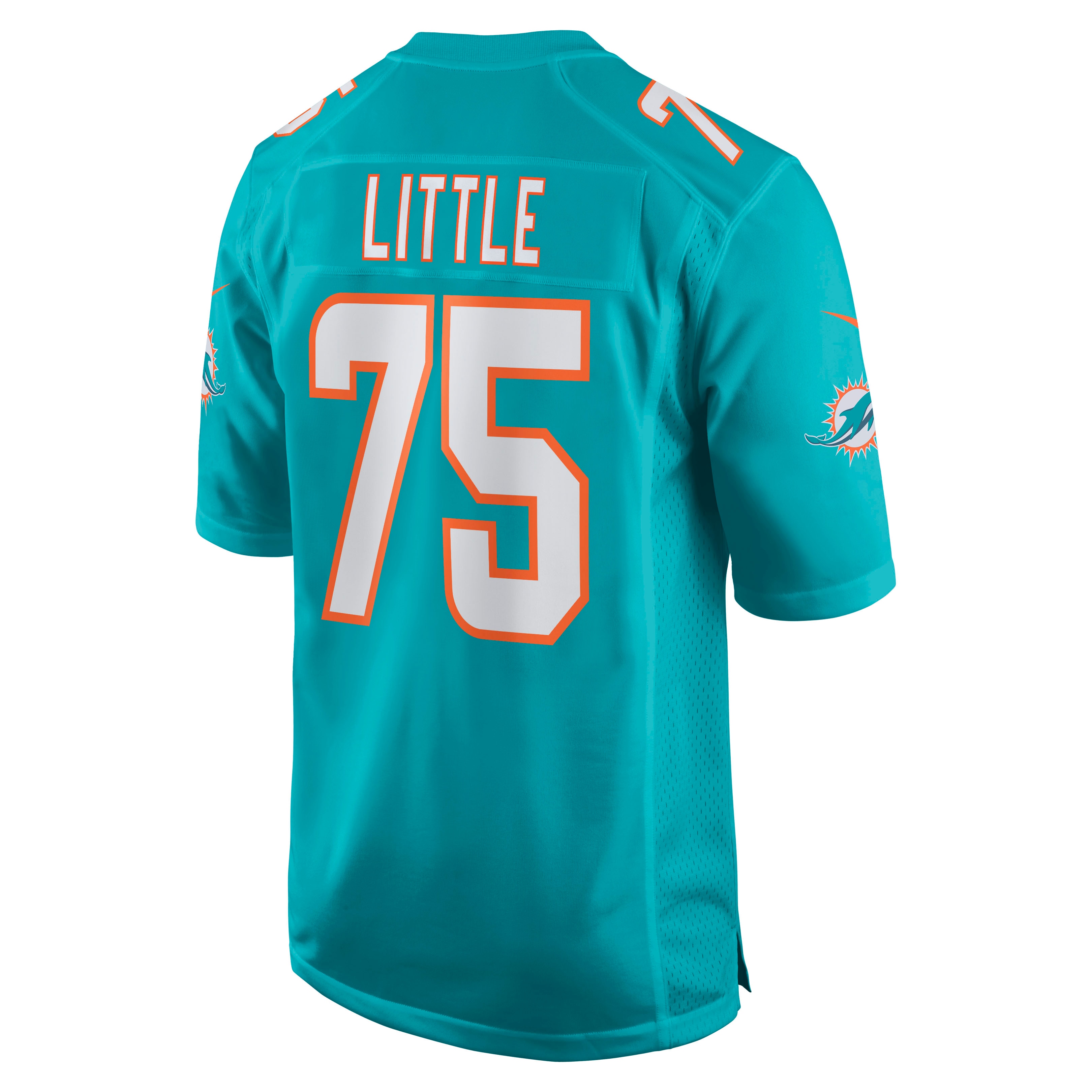 Miami Dolphins Greg Little Aqua Game NFL Jersey Men's