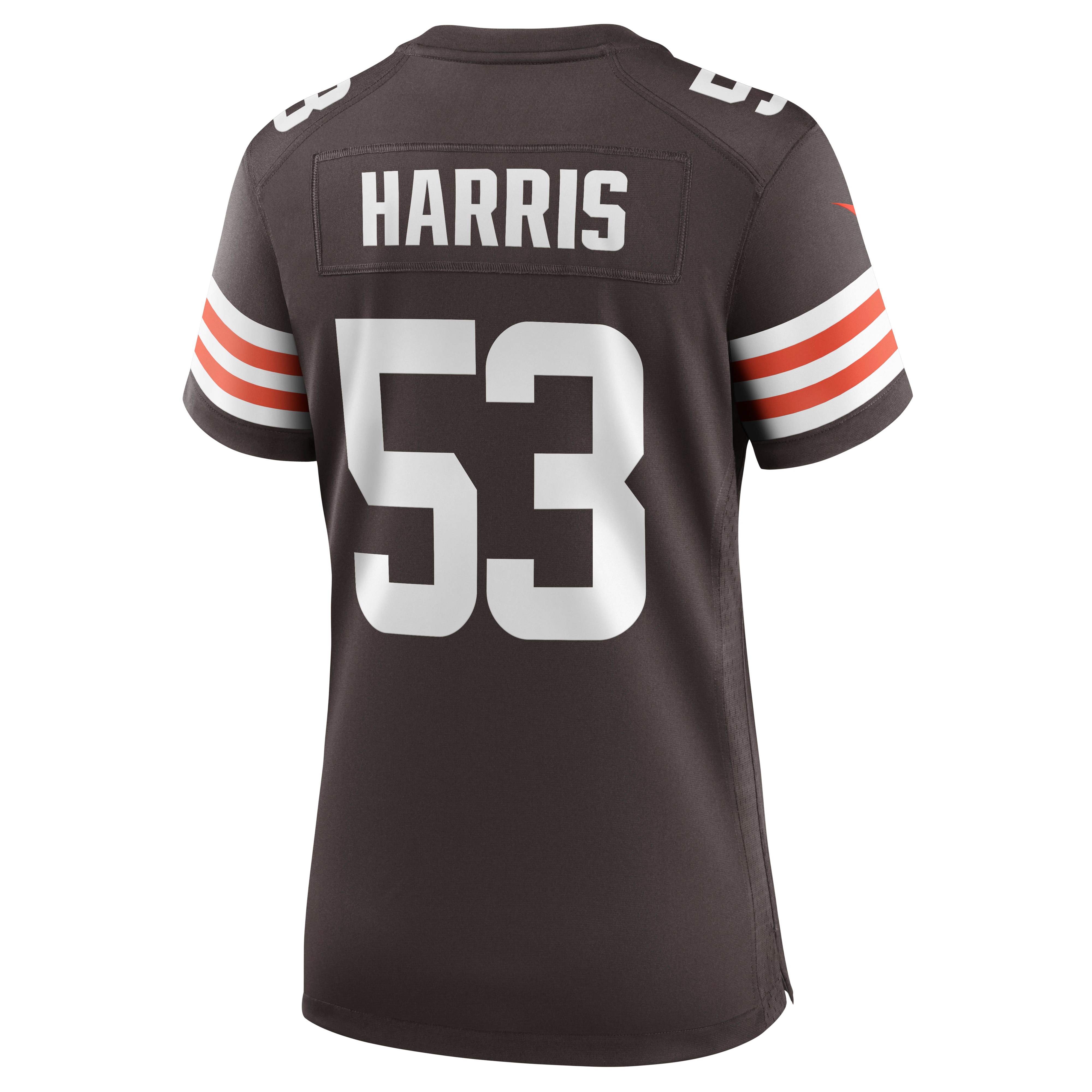 Cleveland Browns Nick Harris Brown Game NFL Jersey Women's