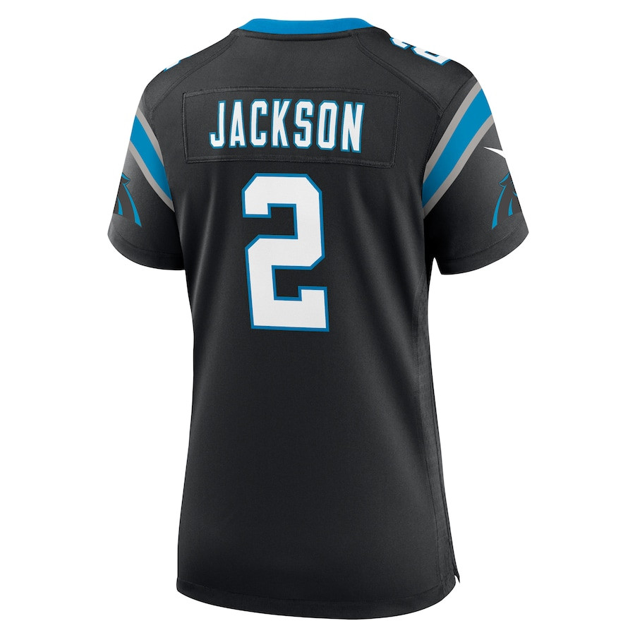 Mike Jackson 2 Carolina Panthers Game Black NFL Jersey Women's