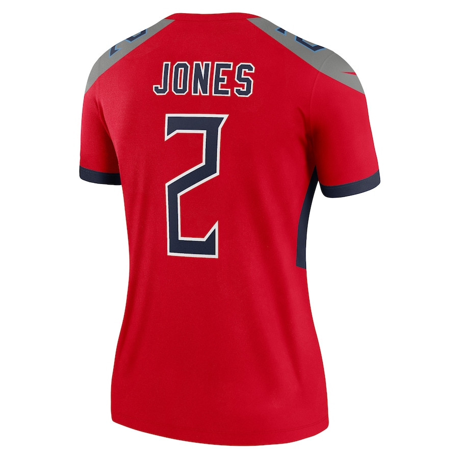 Julio Jones 2 Tennessee Titans Inverted Legend Red NFL Jersey Women's