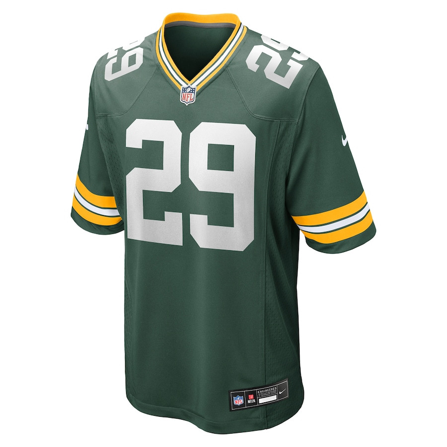 Xavier McKinney 29 Green Bay Packers Team Game Green NFL Jersey Men's
