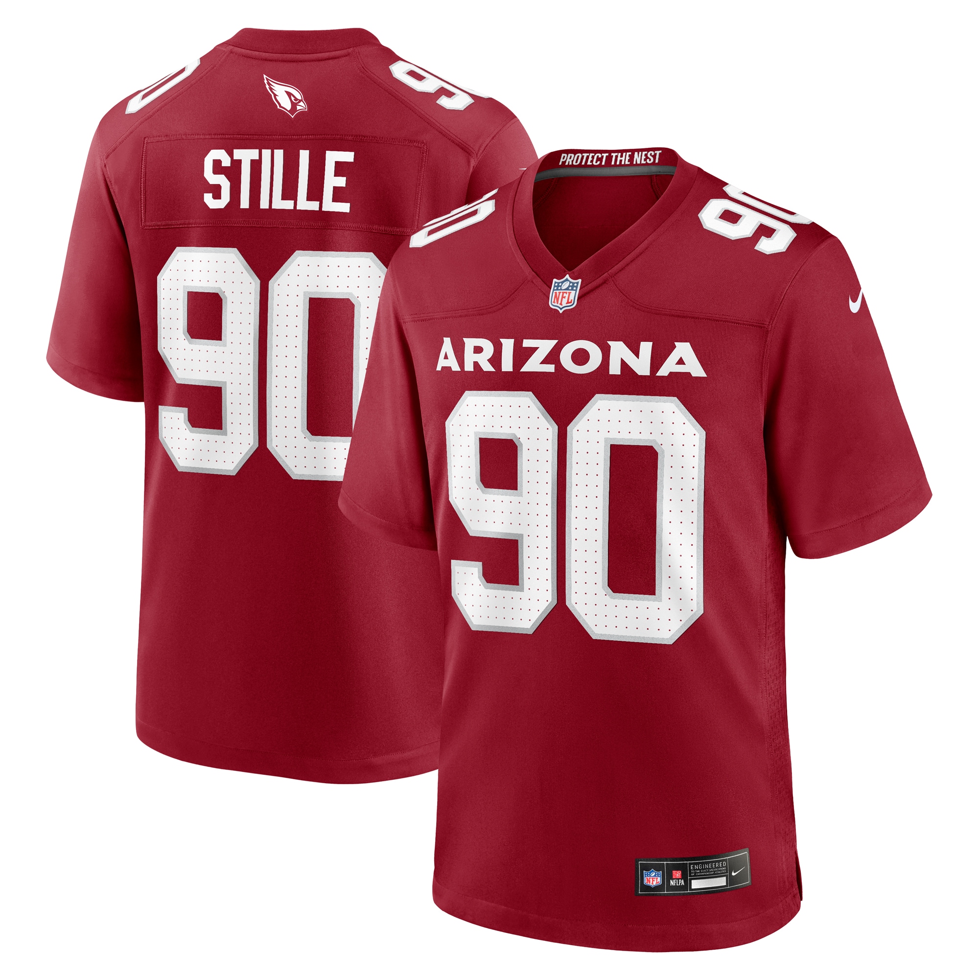 Arizona Cardinals Ben Stille Cardinal Team Game NFL Jersey Men's