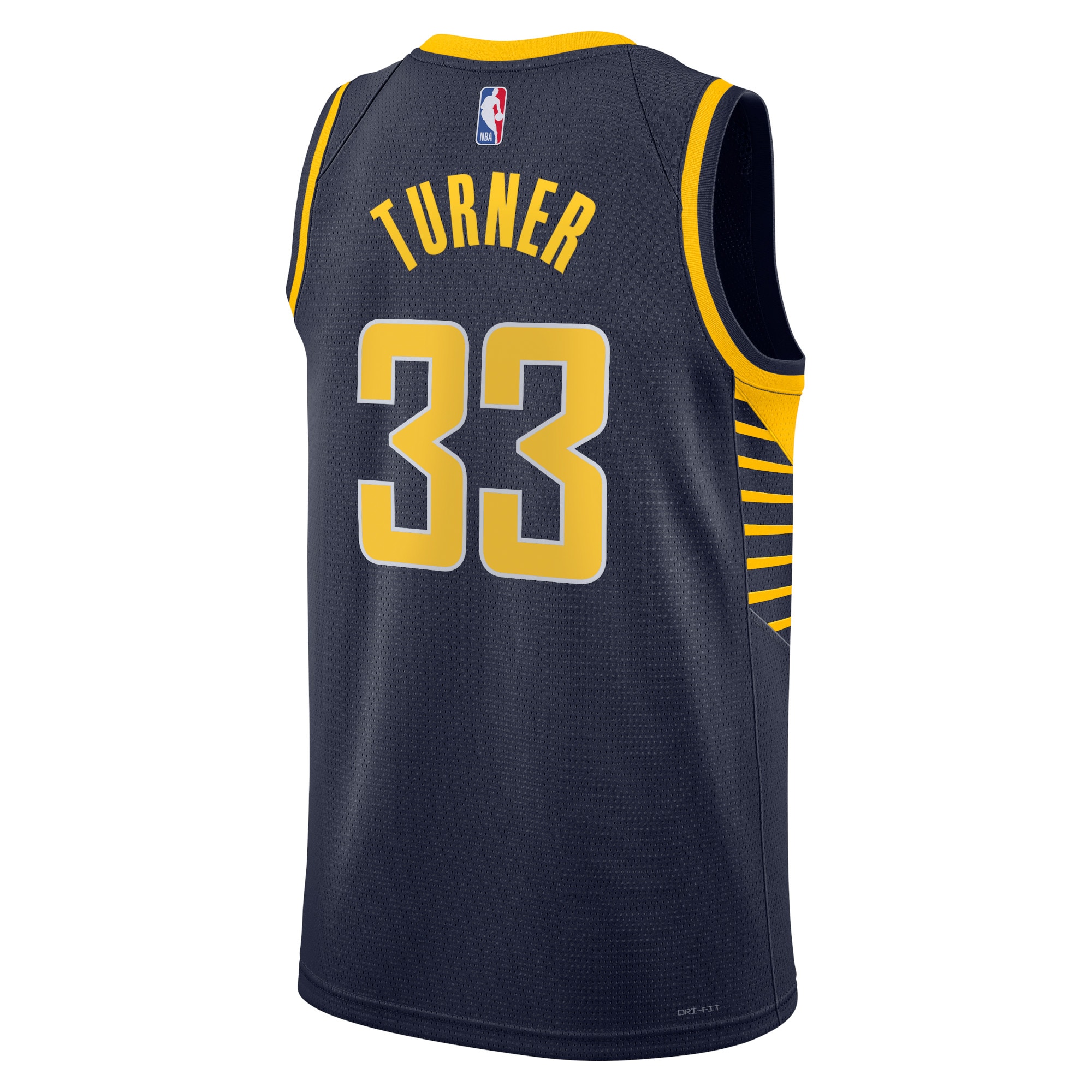 Indiana Pacers Icon Edition Swingman Navy Myles Turne Unisex NBA Jersey Unisex