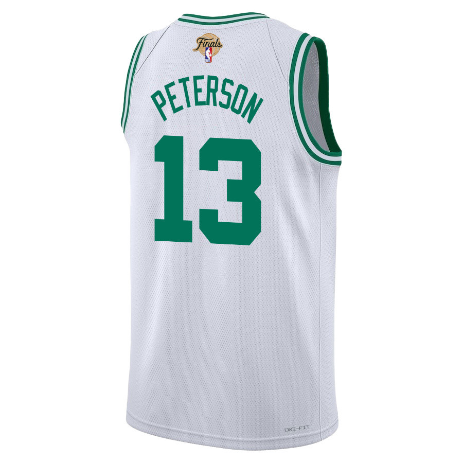 Drew Peterson 13 Boston Celtics 2024 FINALS PATCH Swingman Association Editio White NBA Jersey Men's