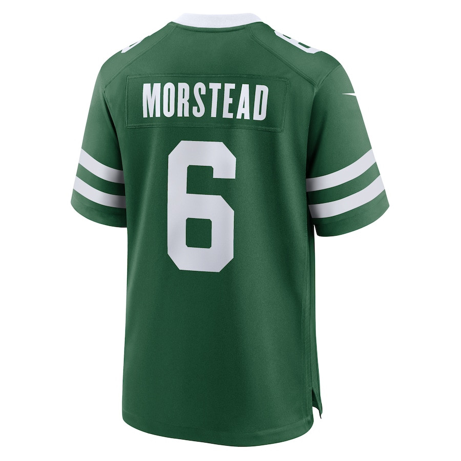 Thomas Morstead 6 New York Jets Team Game Legacy Green NFL Jersey Men's