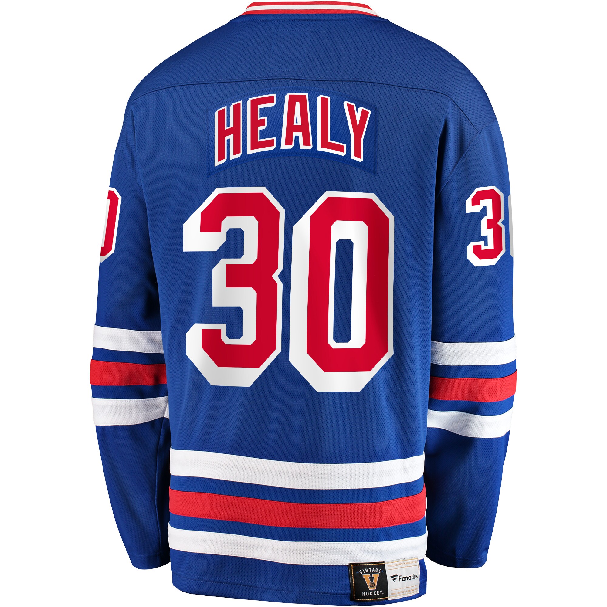 New York Rangers Glenn Healy Blue Premier Breakaway Retired Player NHL Jersey Men's