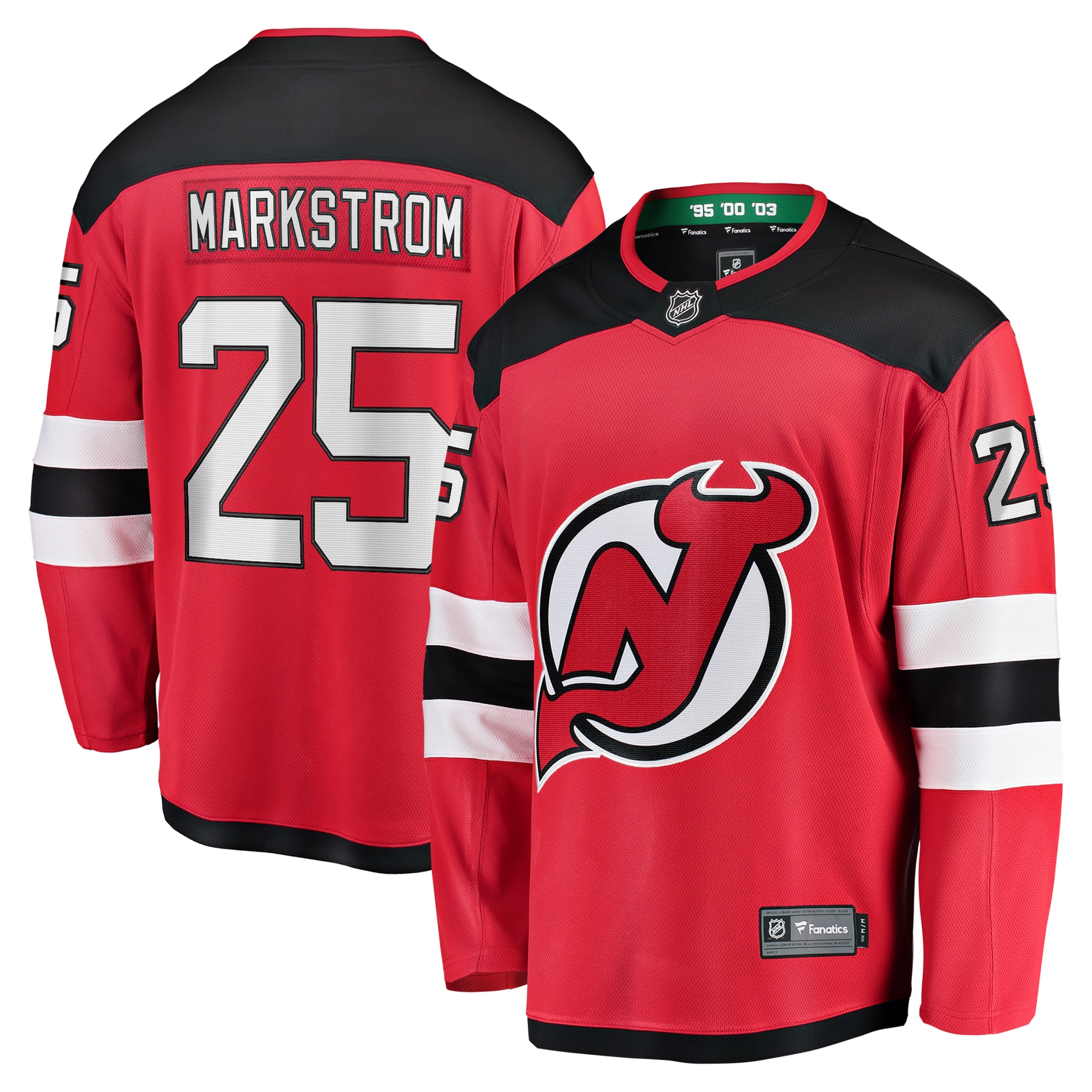 New Jersey Devils Jacob Markstrom Red Home Premier Breakaway Player NHL Jersey Men's