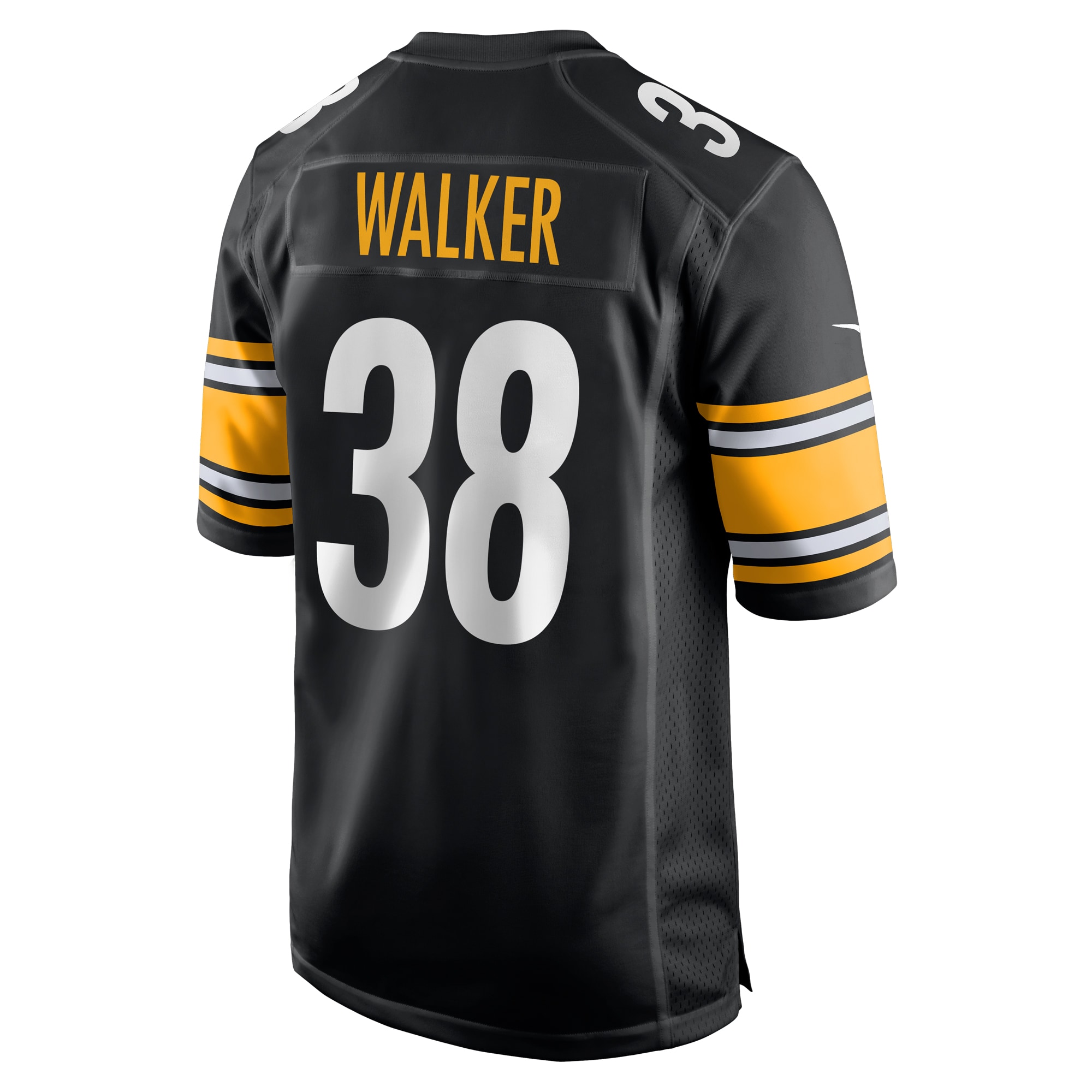 Pittsburgh Steelers Mykal Walker Black Team Game NFL Jersey Men's