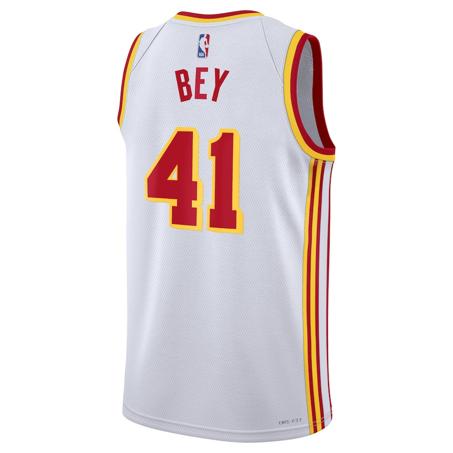 Saddiq Bey 41 Atlanta Hawks Unisex Swingman Association Editio White NBA Jersey Unisex