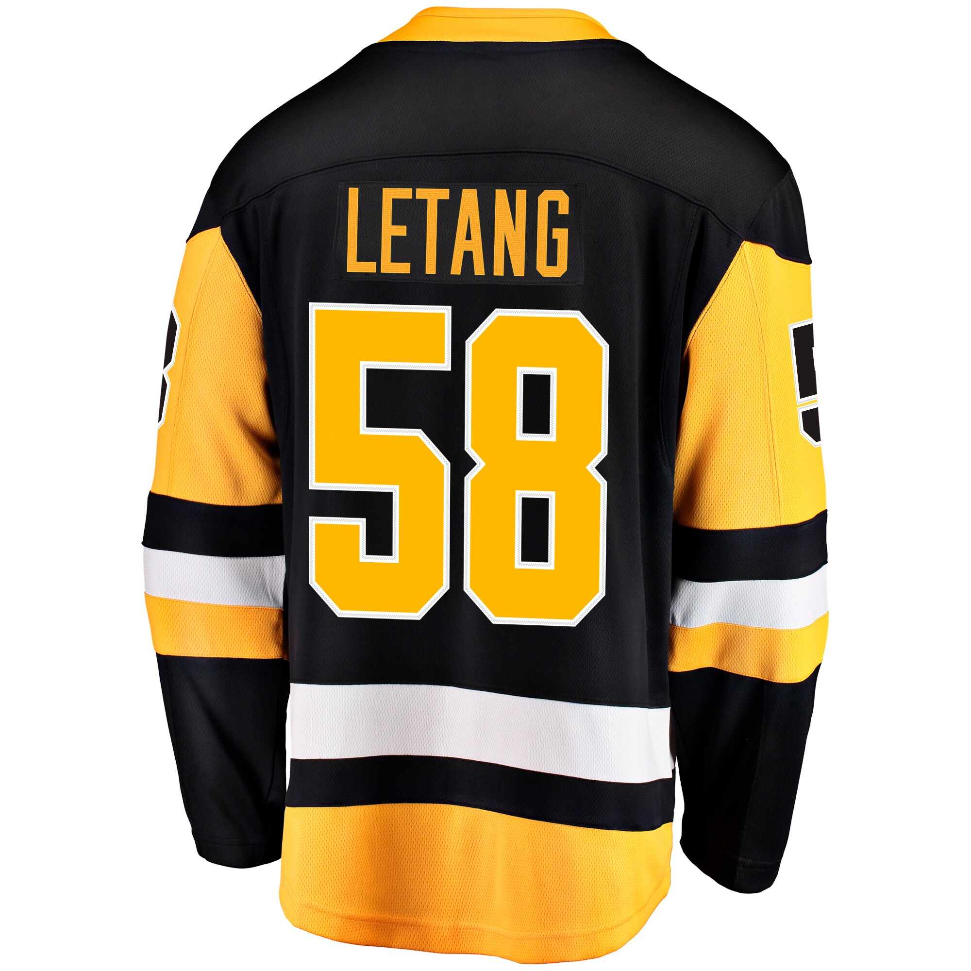 Pittsburgh Penguins Kris Letang Black Home Breakaway NHL Jersey Men's