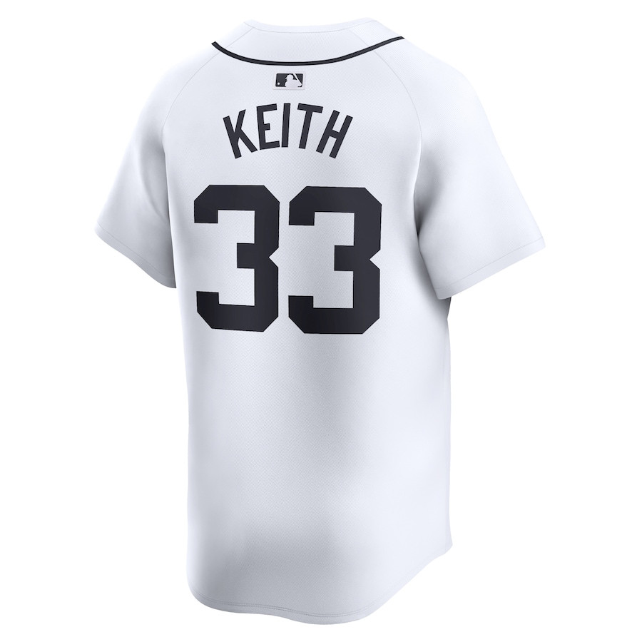 Colt Keith 33 Detroit Tigers Home Limited White MLB Jersey Men's