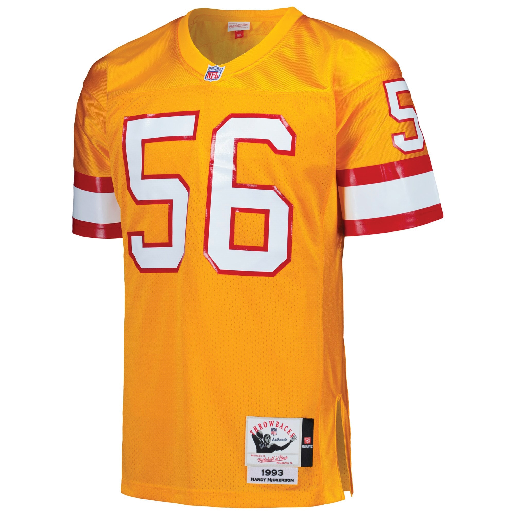 Tampa Bay Buccaneers 1993 Hardy Nickerson Mitchell Ness Orange Throwback Retired Player NFL Jersey Men's
