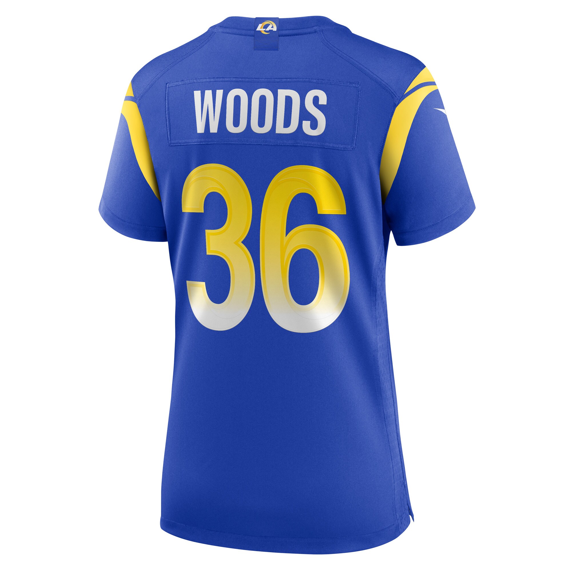 Los Angeles Rams Charles Woods Royal Game NFL Jersey Women's