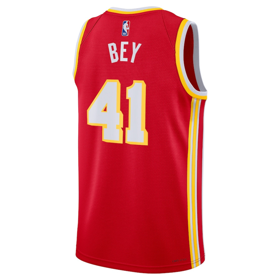 Saddiq Bey 41 Atlanta Hawks Unisex Swingman Icon Edition Red NBA Jersey Unisex