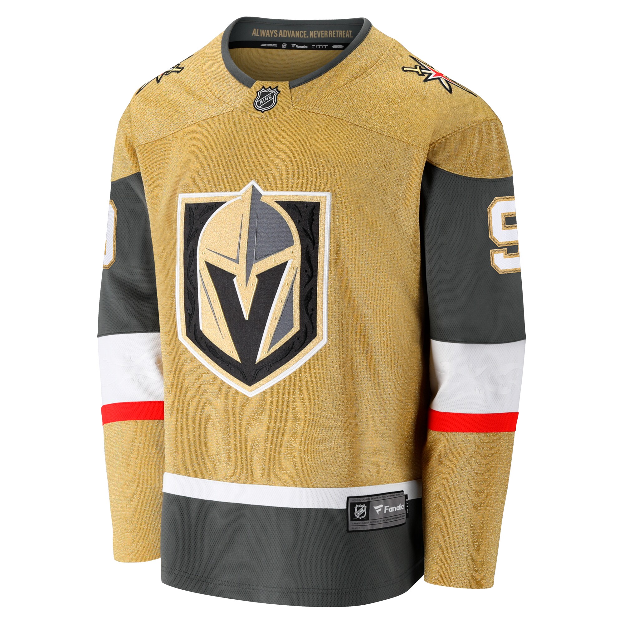 Vegas Golden Knights Jack Eichel Gold Home Breakaway NHL Jersey Men's