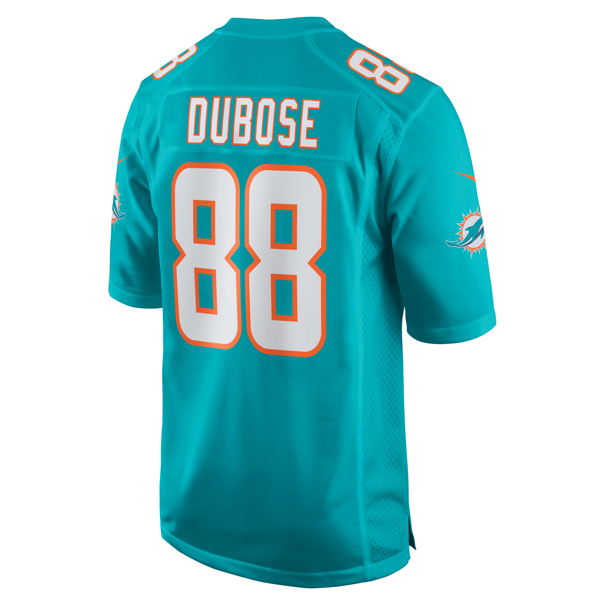 Miami Dolphins Grant DuBose Aqua Game NFL Jersey Men's