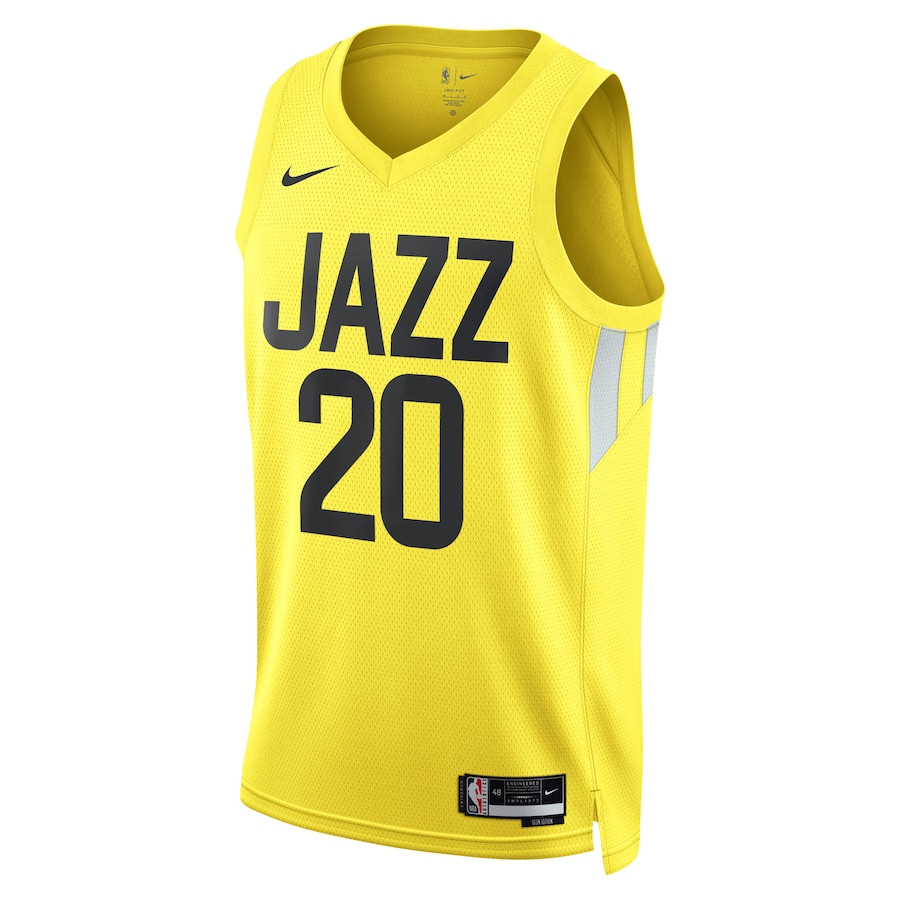 John Collins 20 Utah Jazz Unisex Swingman Icon Edition Gold NBA Jersey Unisex