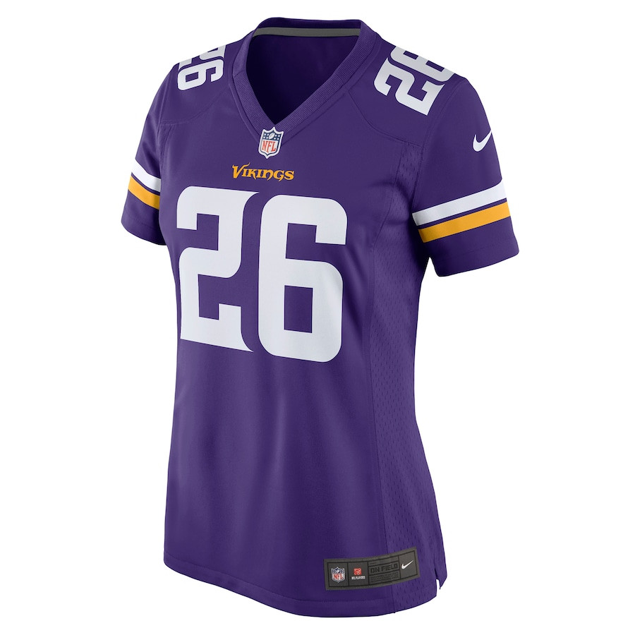 Kene Nwangwu 26 Minnesota Vikings Game Purple NFL Jersey Women's