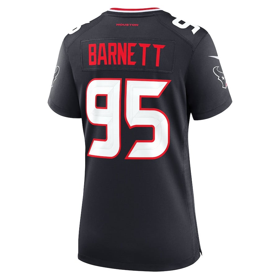 Derek Barnett 95 Houston Texans Team Game Navy NFL Jersey Women's