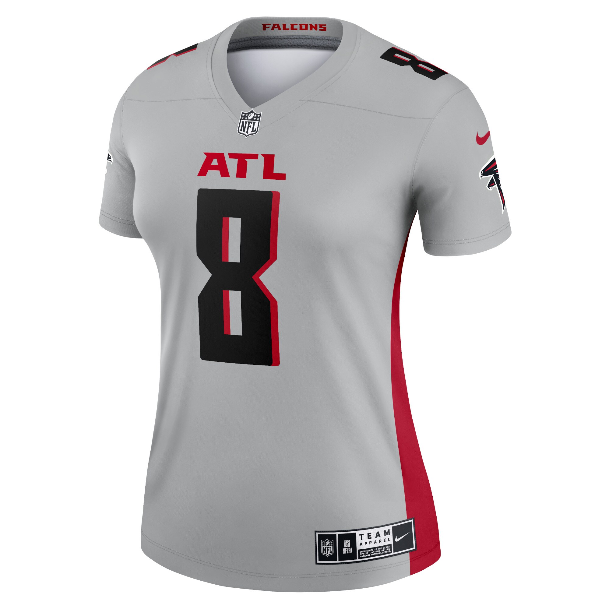 Atlanta Falcons Kyle Pitts Gray Inverted Legend Player Performance Top NFL Jersey Women's