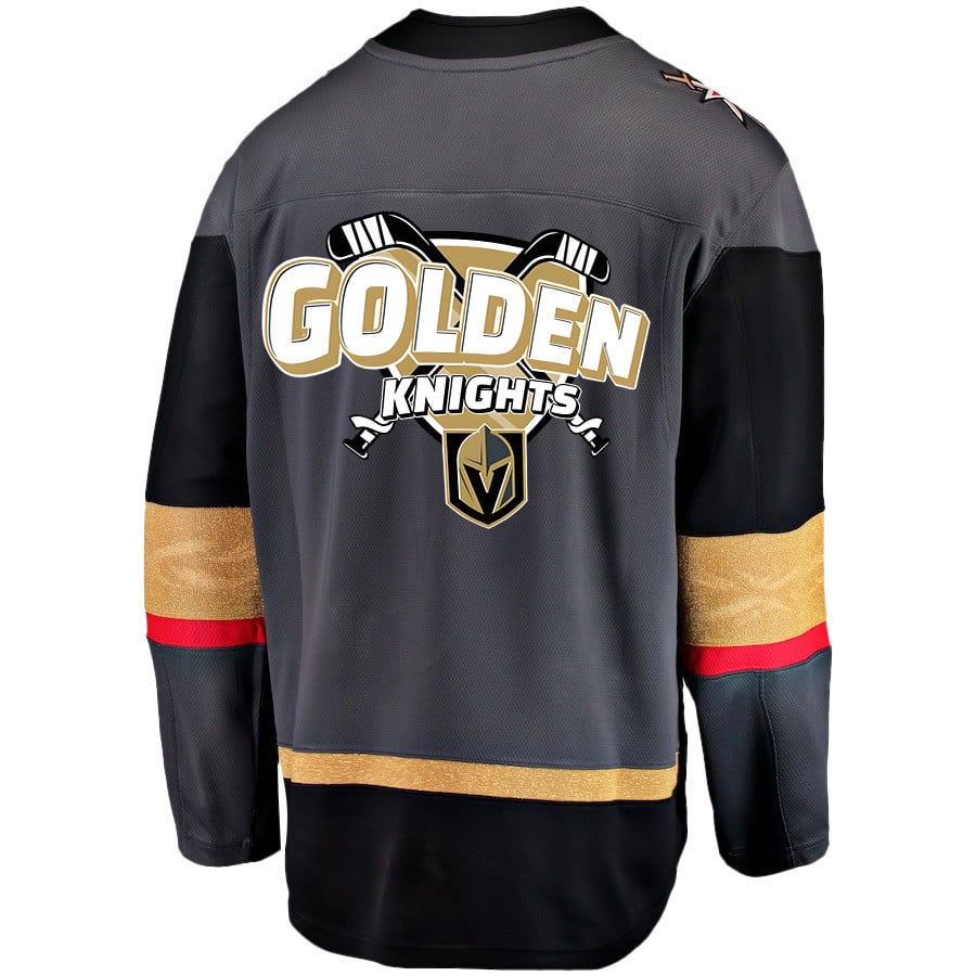 Vegas Golden Knights Champions of the Ice 2023 Stanley Cup Black NHL Jersey Men's