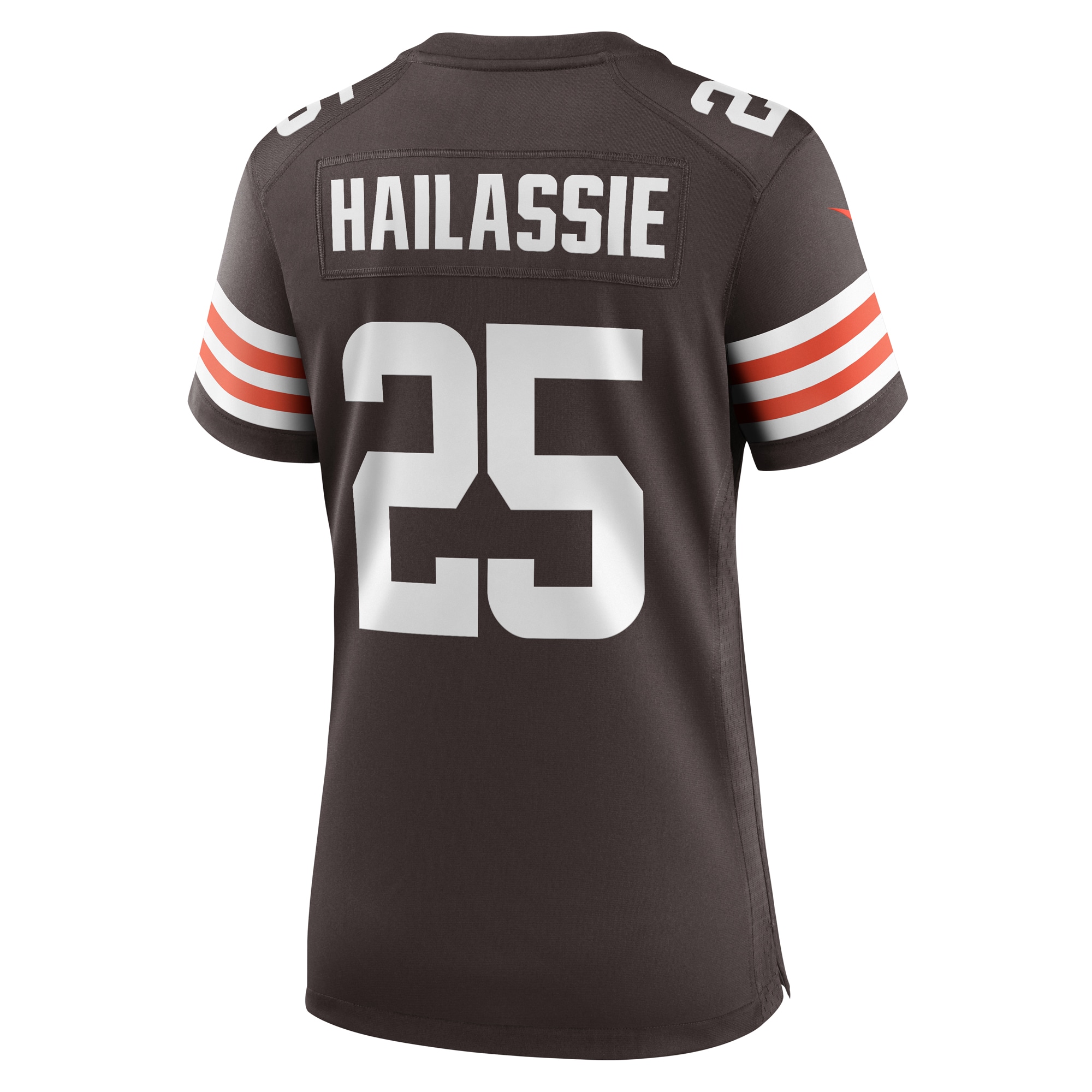 Cleveland Browns Kahlef Hailassie Brown Team Game NFL Jersey Women's