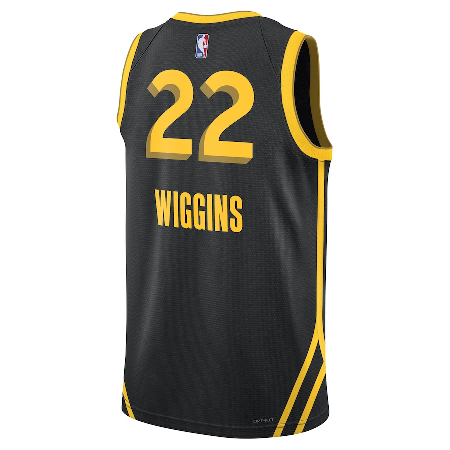 Andrew Wiggins 22 Golden State Warriors 2023/24 Swingman City Editio Unisex Black NBA Jersey Unisex