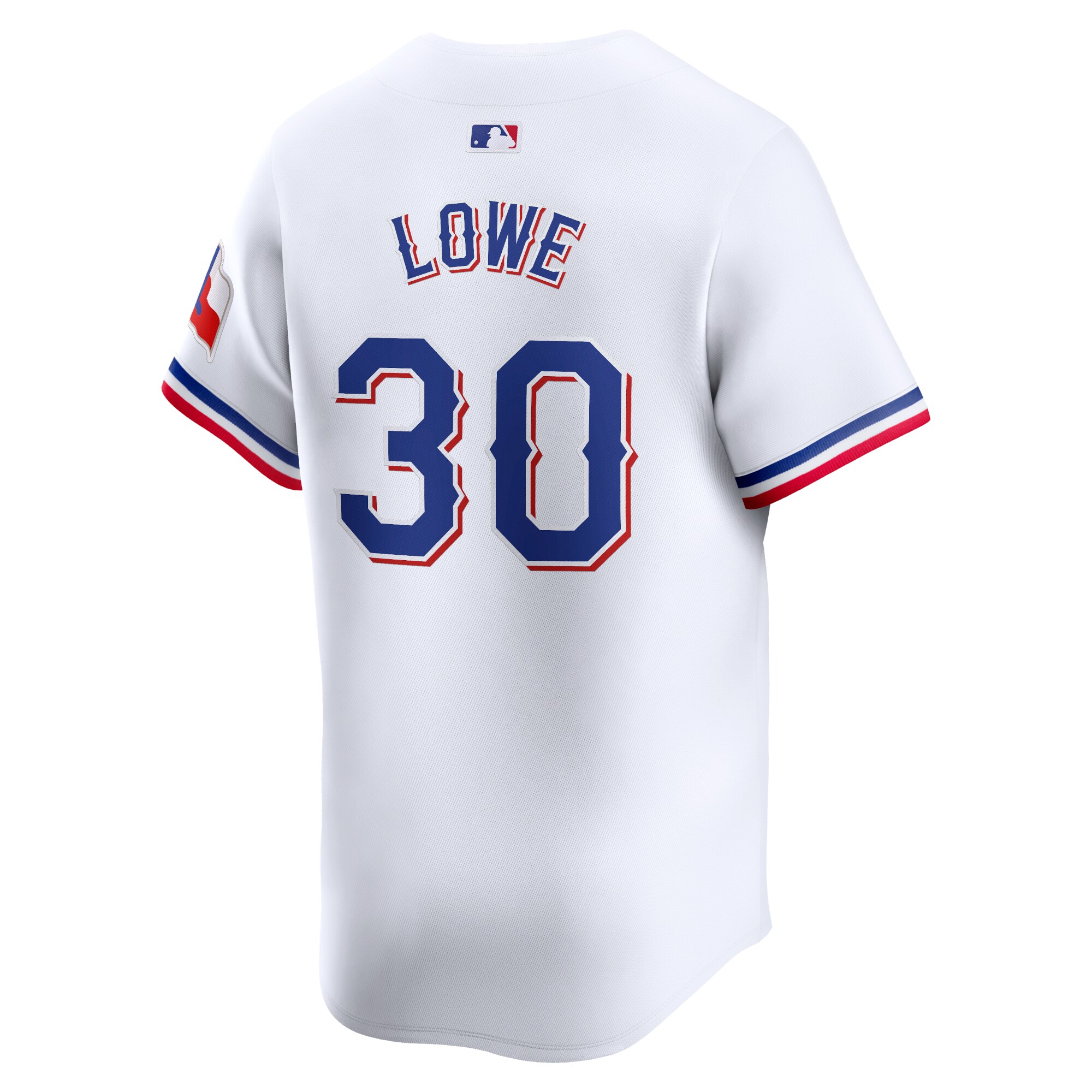 Texas Rangers Nathaniel Lowe White Home Limited Player MLB Jersey Men's