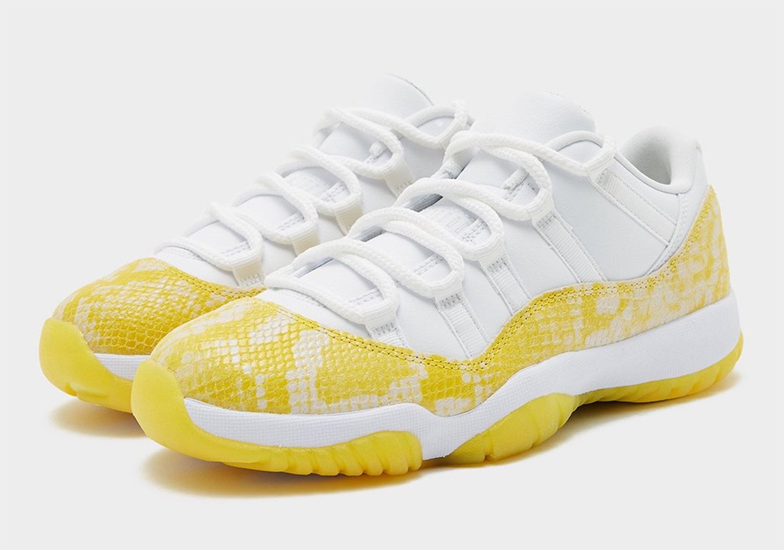 Air Jordan 11 Low Yellow Snakeskin AH7860-107