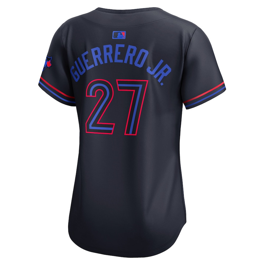 Vladimir Guerrero Jr. 27 Toronto Blue Jays 2024 City Connect Limited Navy MLB Jersey Women's