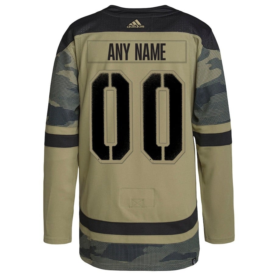 Seattle Kraken Military Appreciation Team Custom Practice Camo NHL Jersey Men's