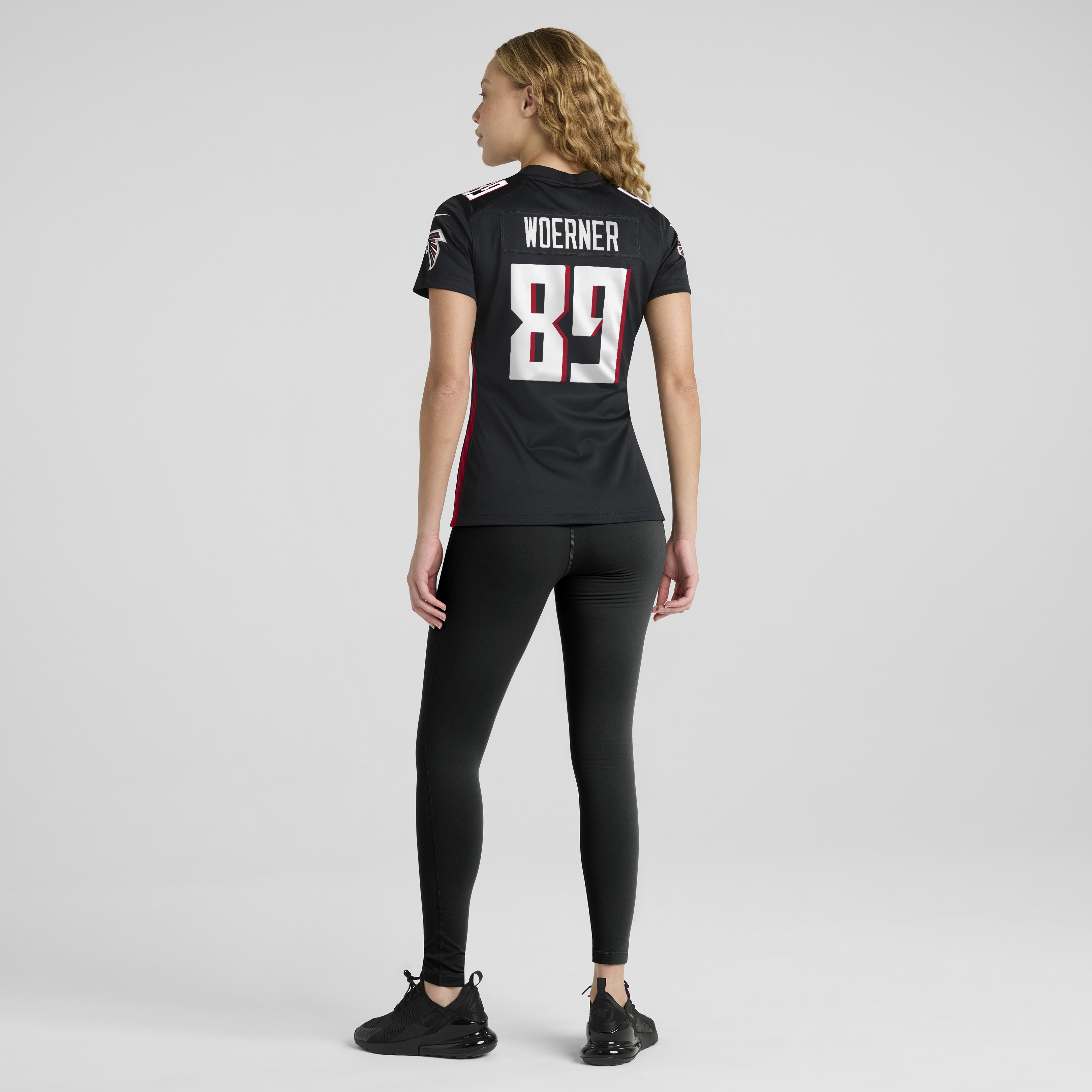 Atlanta Falcons Charlie Woerner Black Game NFL Jersey Women's
