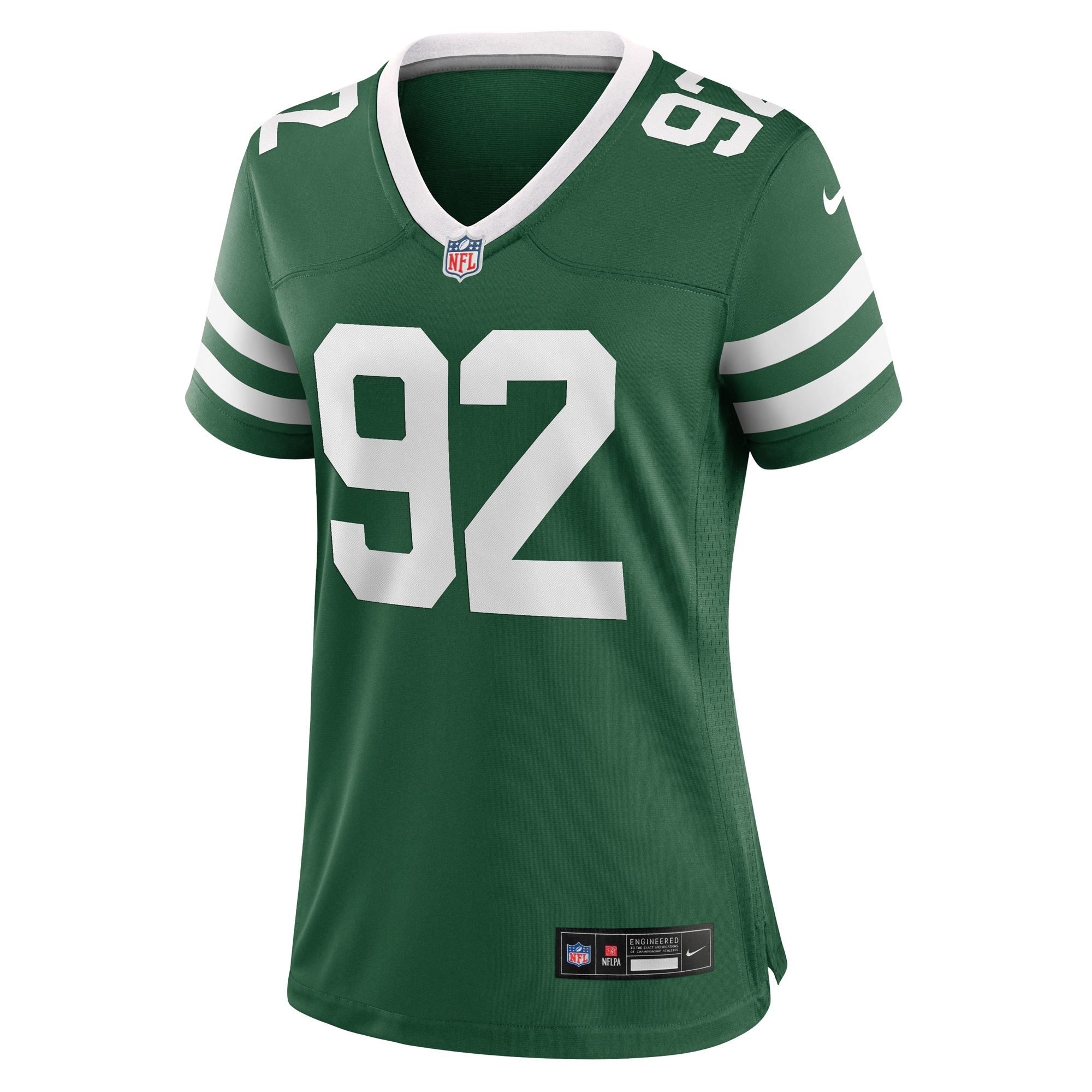 New York Jets Leki Fotu Legacy Green Team Game NFL Jersey Women's