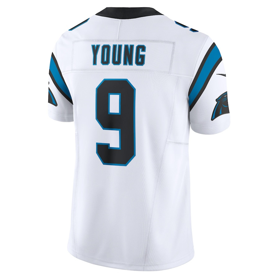 Bryce Young 9 Carolina Panthers Vapor F.U.S.E. Limited White NFL Jersey Men's