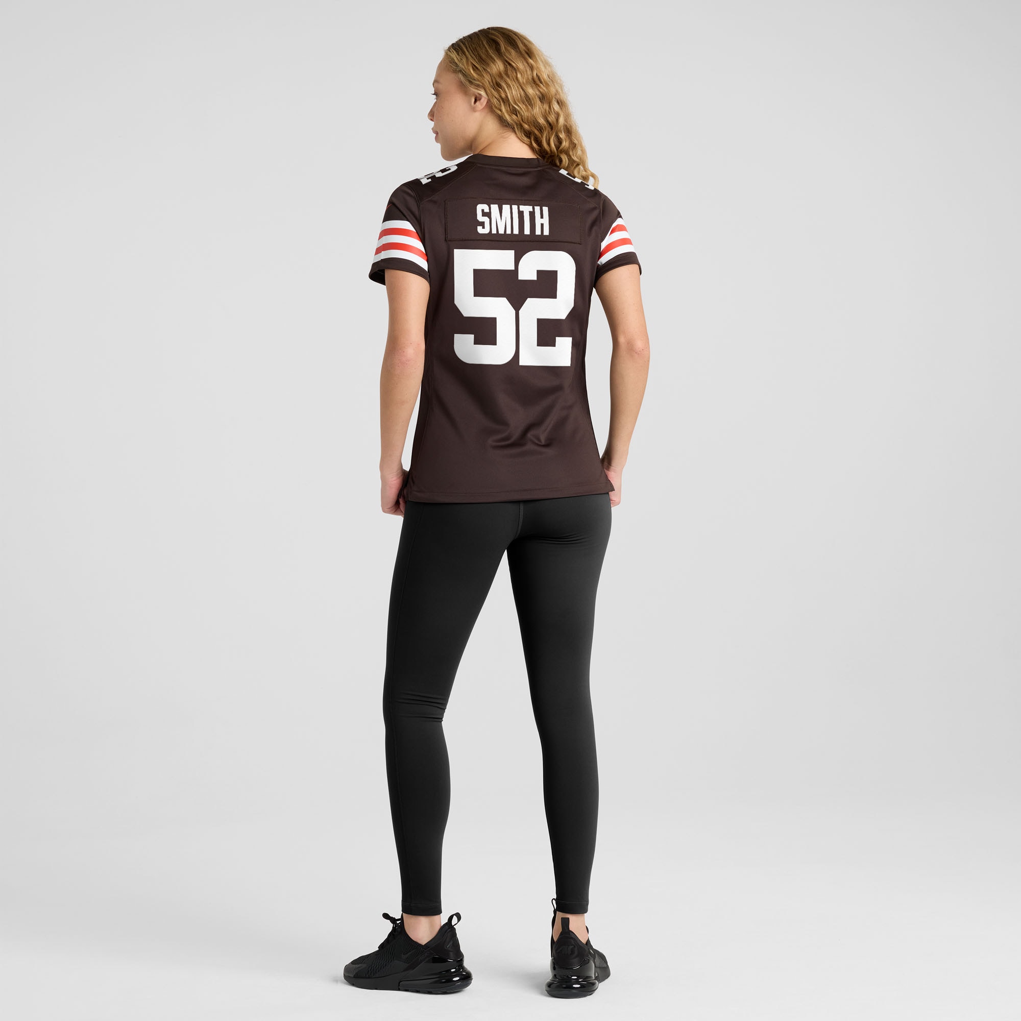 Cleveland Browns Elerson Smith Brown Team Game NFL Jersey Women's