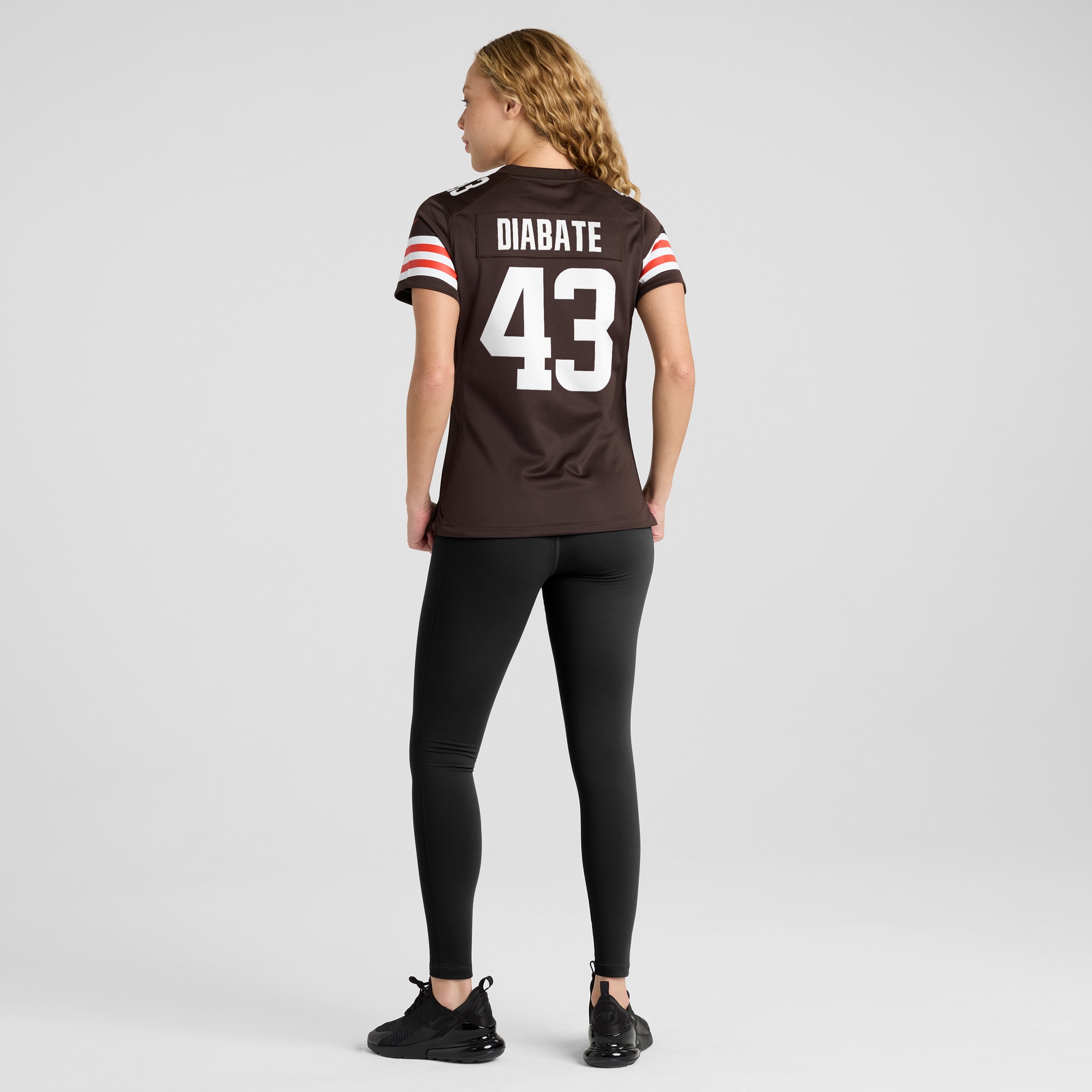 Cleveland Browns Mohamoud Diabate Brown Team Game NFL Jersey Women's