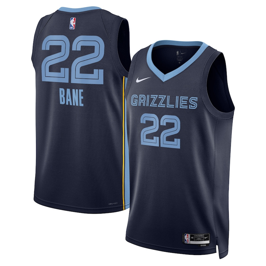 Desmond Bane 22 Memphis Grizzlies Unisex Swingman Icon Edition Navy NBA Jersey Unisex