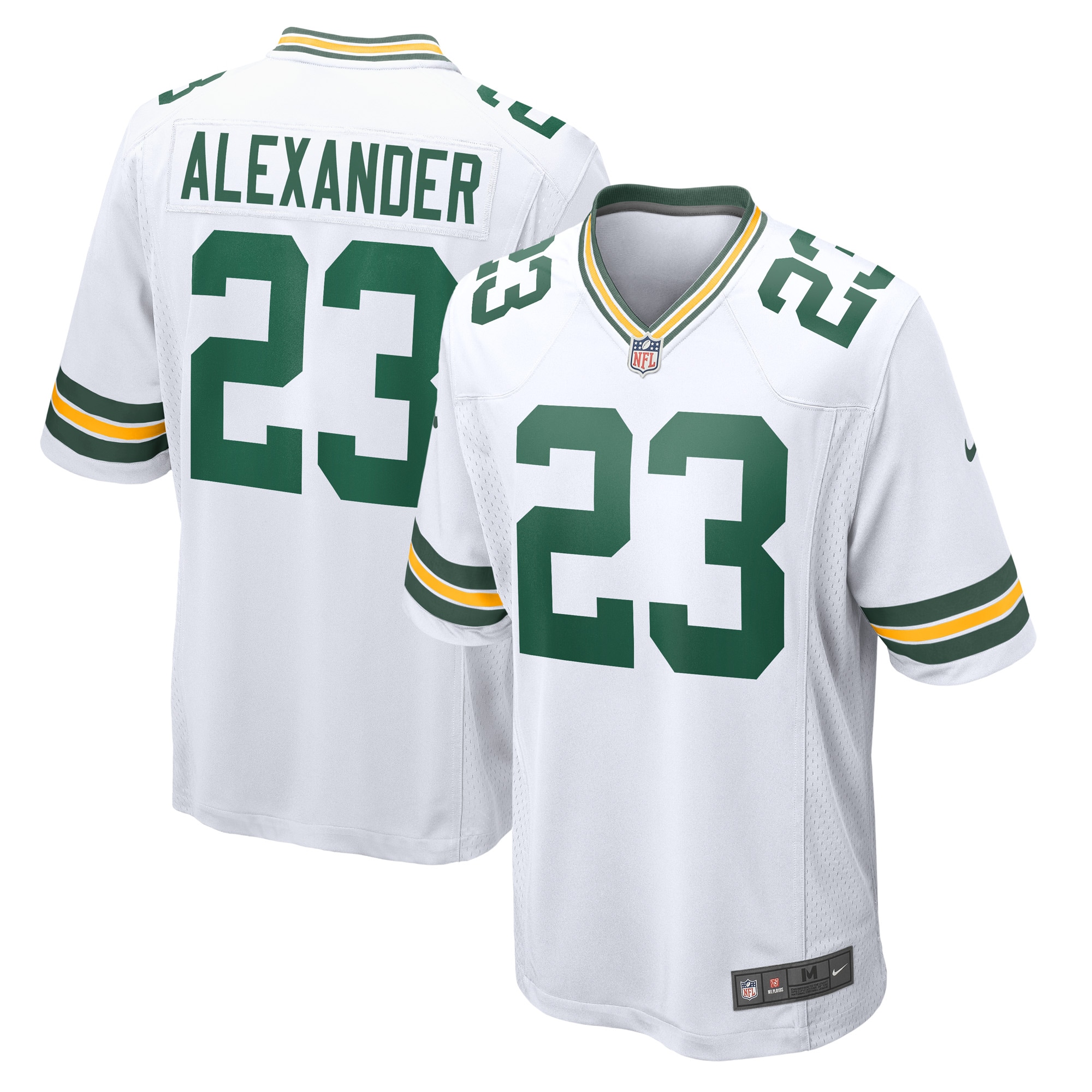 Green Bay Packers Jaire Alexander White Game Player NFL Jersey Men's