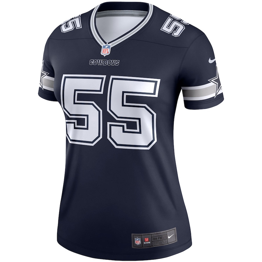 Leighton Vander Esch 55 Dallas Cowboys Legend Navy NFL Jersey Women's