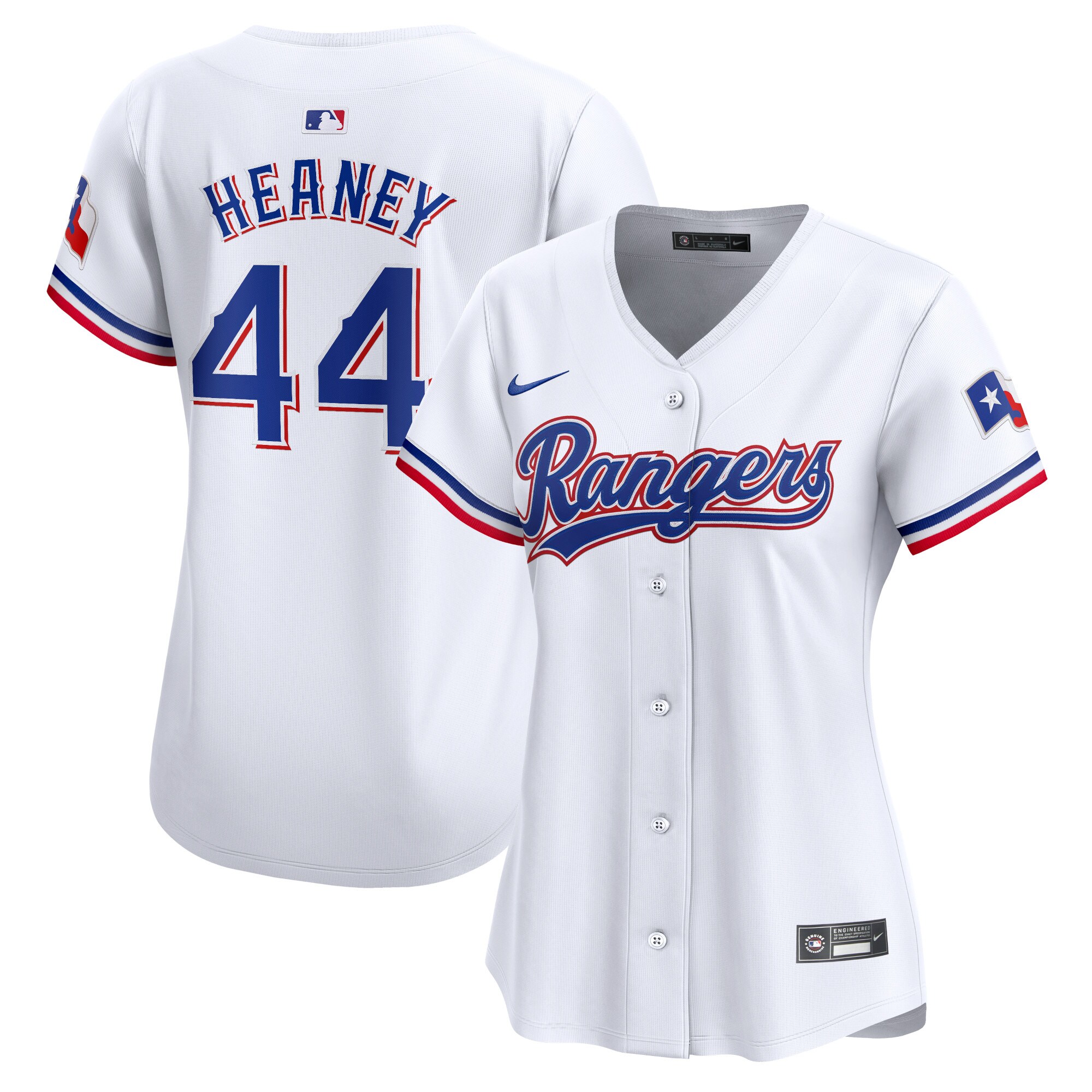 Texas Rangers Andrew Heaney White Home Limited Player MLB Jersey Women's