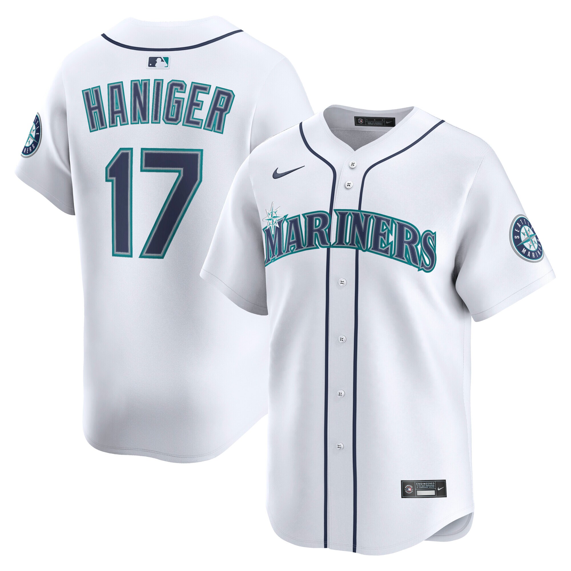 Seattle Mariners Mitch Haniger White Alternate Limited Player MLB Jersey Men's