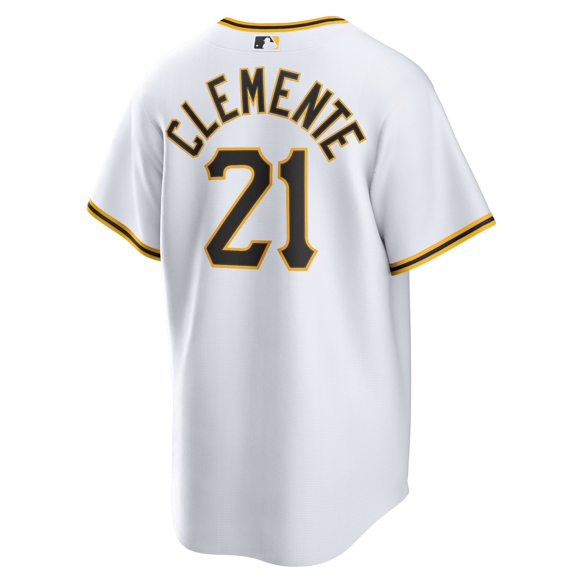 Pittsburgh Pirates Roberto Clemente White Home Player Name MLB Jersey Men's
