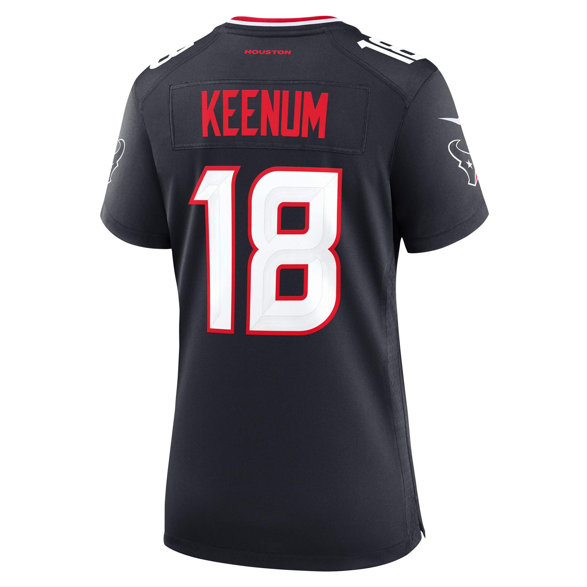 Houston Texans Case Keenum Navy Team Game NFL Jersey Women's
