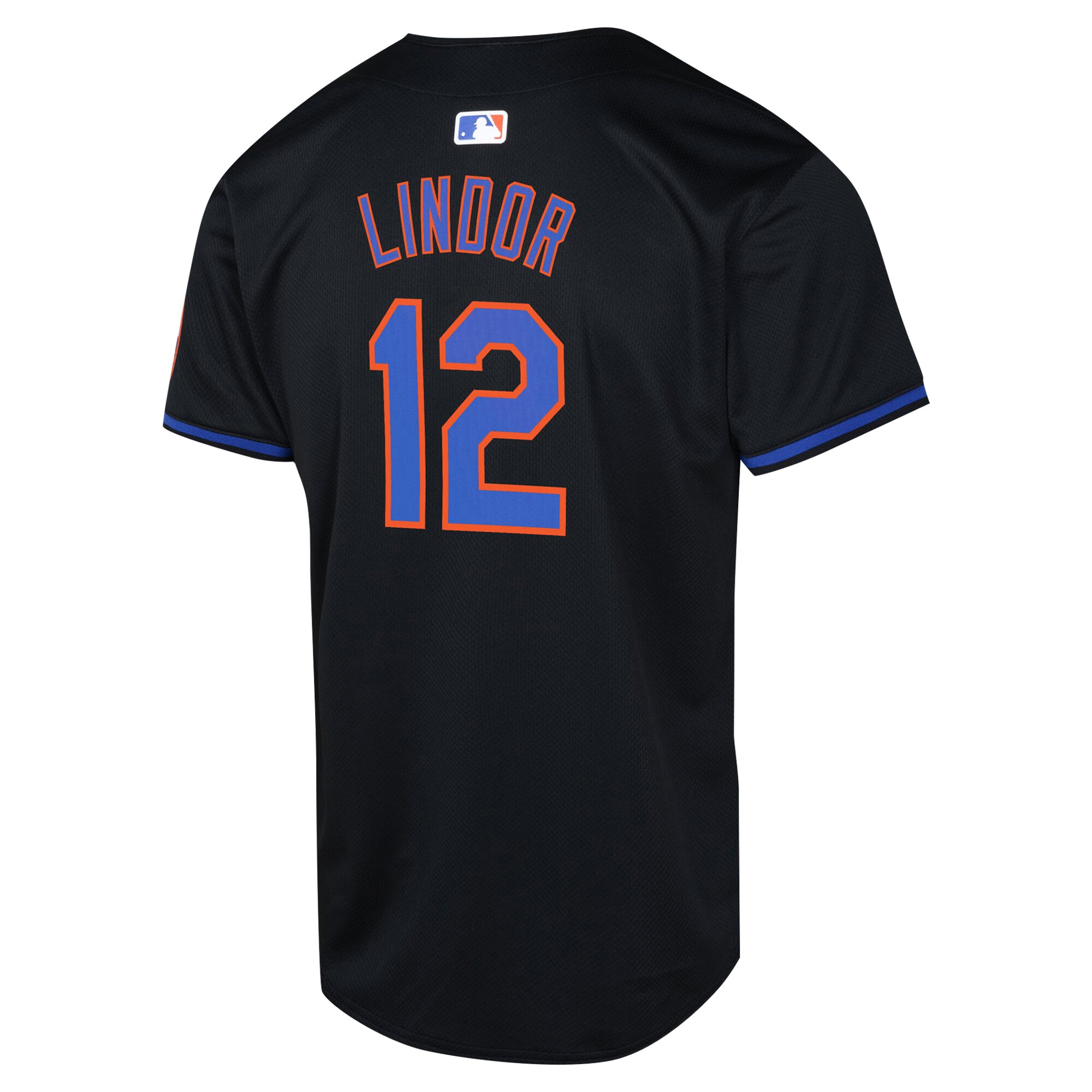 New York Mets Francisco Lindor Black Alternate Limited Player MLB Jersey Youth