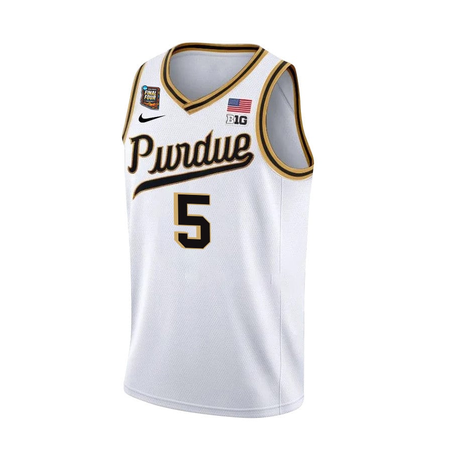 Myles Colvin 5 Purdue Boilermakers 2024 Final Four Patch Unisex NCAA Jersey Unisex